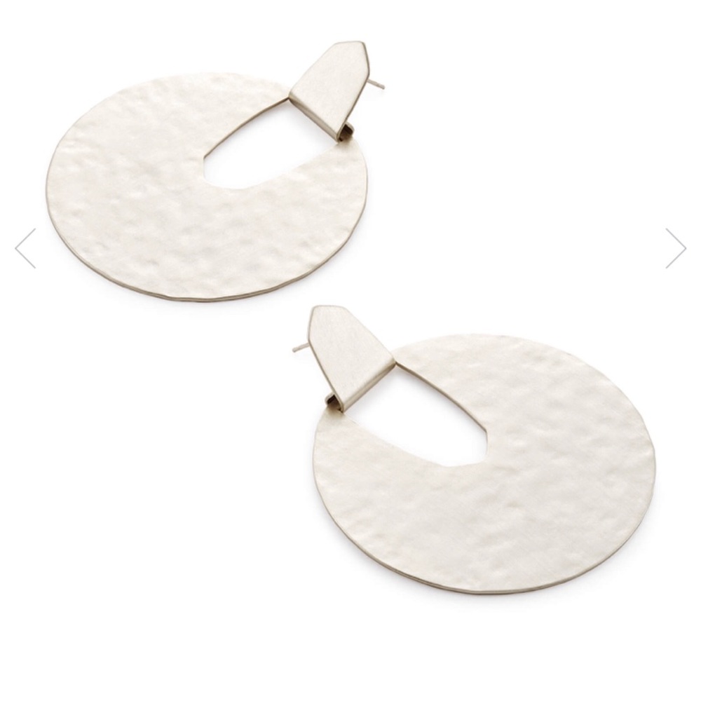 Kendra Scott • Diane Statement Earrings • Silver - Picture 3 of 6